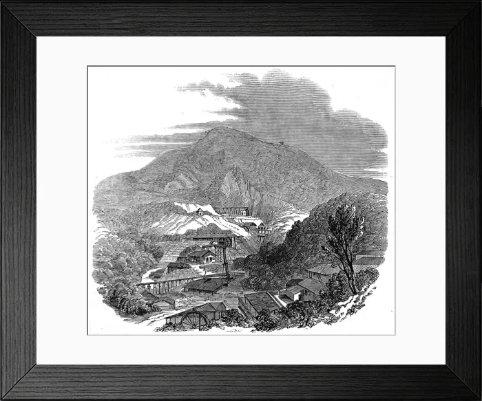 Framed Print : Gold Mine in Brazil. The Morro Velho Gold Mine Framed Print : Gold Mine in Brazil. The Morro Velho Gold Mine