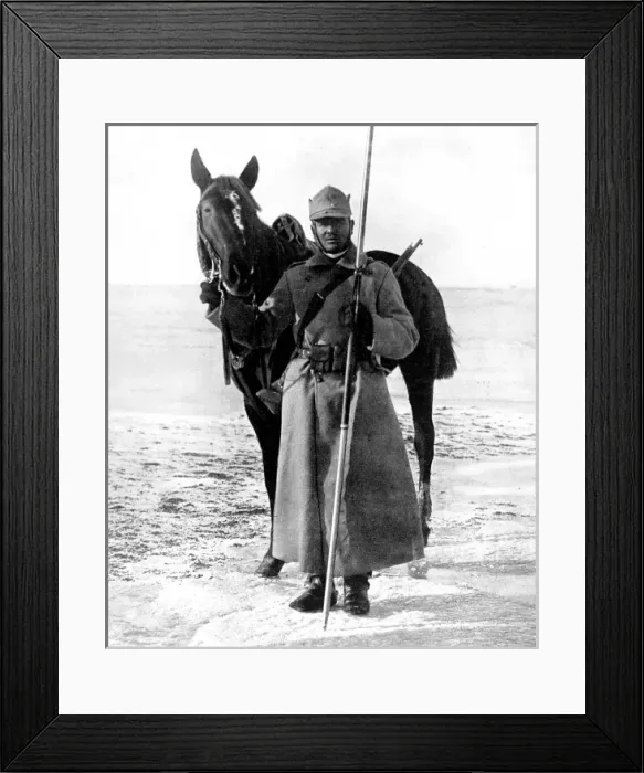 Framed Print : A Romanian cavalryman Framed Print : A Romanian cavalryman