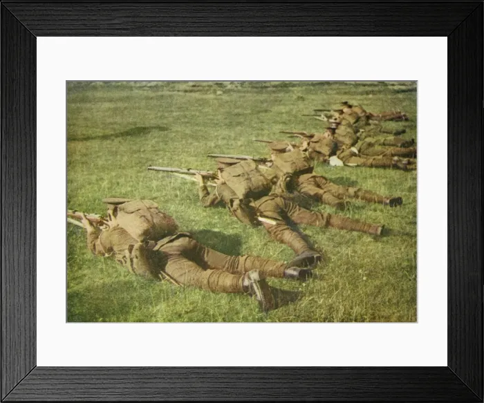Framed Print : Infantry of the Royal Welsh Fusiliers Framed Print : Infantry of the Royal Welsh Fusiliers