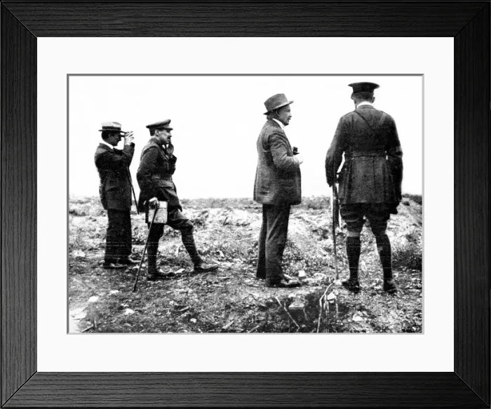 Framed Print : David Lloyd George in France Framed Print : David Lloyd George in France