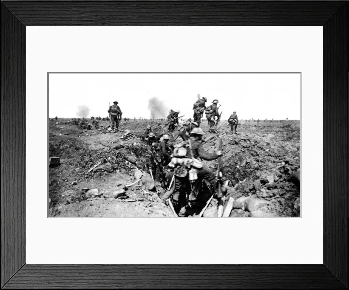 Framed Print : Battle of Morval 1916 Framed Print : Battle of Morval 1916