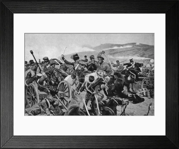 Framed Print : The Charge of the Light Brigade, Battle of Balaklava, 1854 Framed Print : The Charge of the Light Brigade, Battle of Balaklava, 1854
