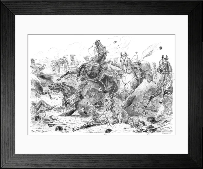 Framed Print : Charge of the Light Brigade, Battle of Balaklava, 1854 Framed Print : Charge of the Light Brigade, Battle of Balaklava, 1854