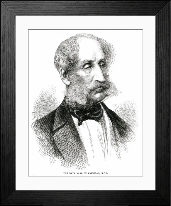 Framed Print : James Thomas Brudenell, 7th Earl of Cardigan Framed Print : James Thomas Brudenell, 7th Earl of Cardigan