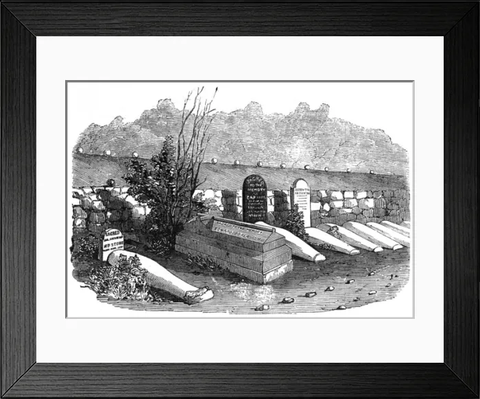 Framed Print : The Cemetery on Balaklava Heights, 1856 Framed Print : The Cemetery on Balaklava Heights, 1856