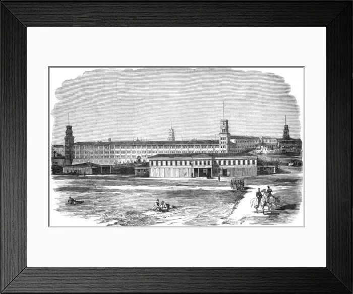 Framed Print : The Allied Barracks at Scutari, Crimean War, 1854 Framed Print : The Allied Barracks at Scutari, Crimean War, 1854