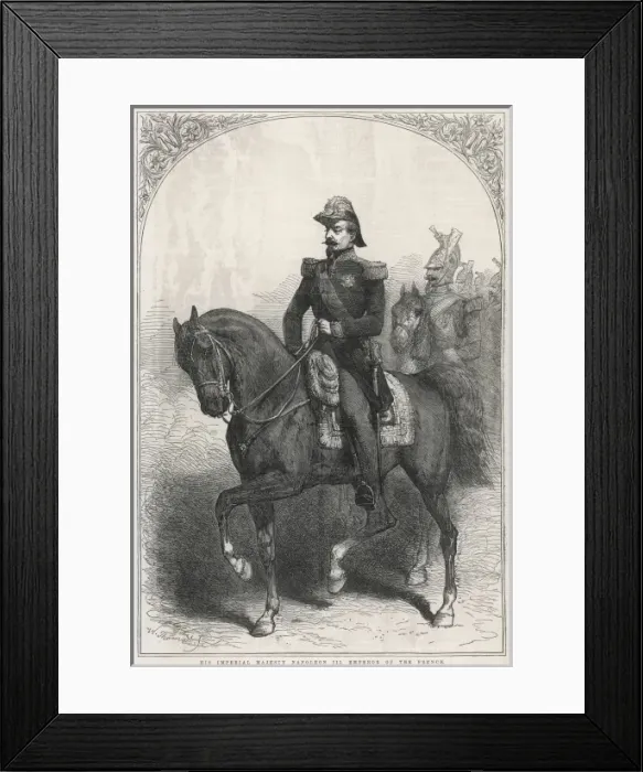 Framed Print : Emperor Napoleon III, 1854 Framed Print : Emperor Napoleon III, 1854