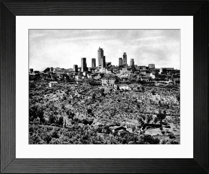 Framed Print : The Town of San Gimignano, Italy, 1944 Framed Print : The Town of San Gimignano, Italy, 1944
