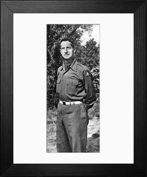 Framed Print : Lt. -General Mark Wayne Clark (1896-1984) Framed Print : Lt. -General Mark Wayne Clark (1896-1984)