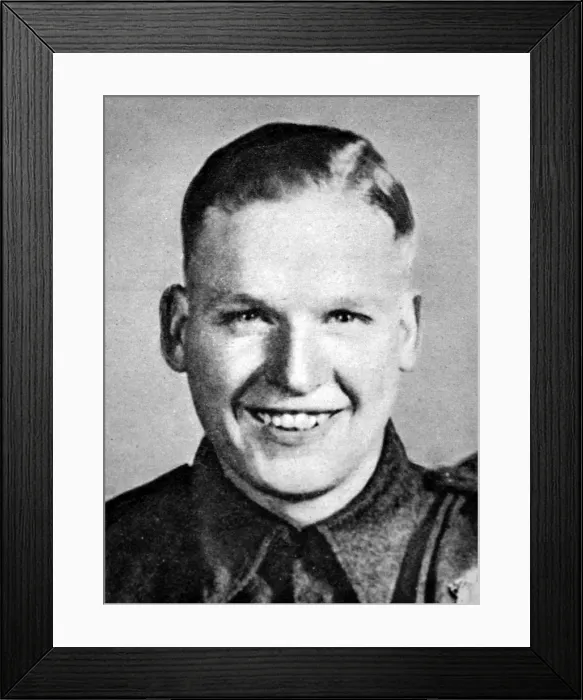 Framed Print : Lance-Sergeant John D. Baskeyfield VC (1922-44) Framed Print : Lance-Sergeant John D. Baskeyfield VC (1922-44)