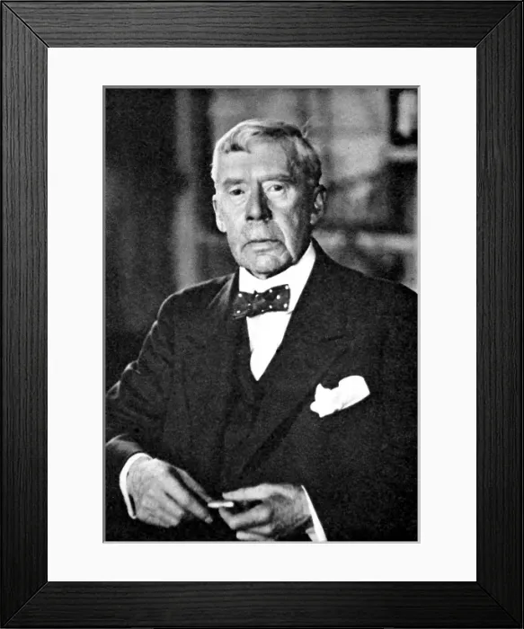 Framed Print : Sir Arthur Quiller-Couch (1863-1944) Framed Print : Sir Arthur Quiller-Couch (1863-1944)