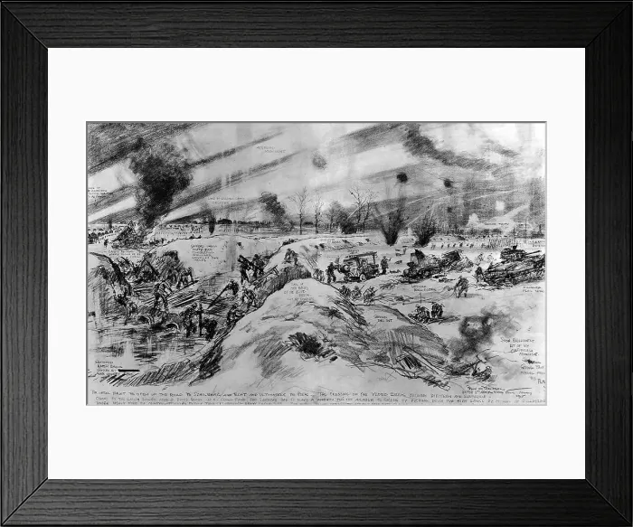 Framed Print : The Battle of the Roer Triangle; Second World War, 1945 Framed Print : The Battle of the Roer Triangle; Second World War, 1945