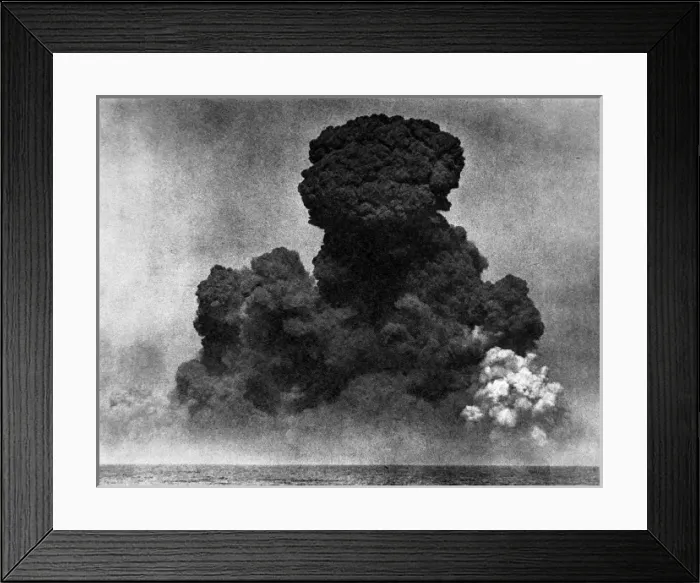 Framed Print : The Demolition of Heligoland, Germany, 1947 Framed Print : The Demolition of Heligoland, Germany, 1947