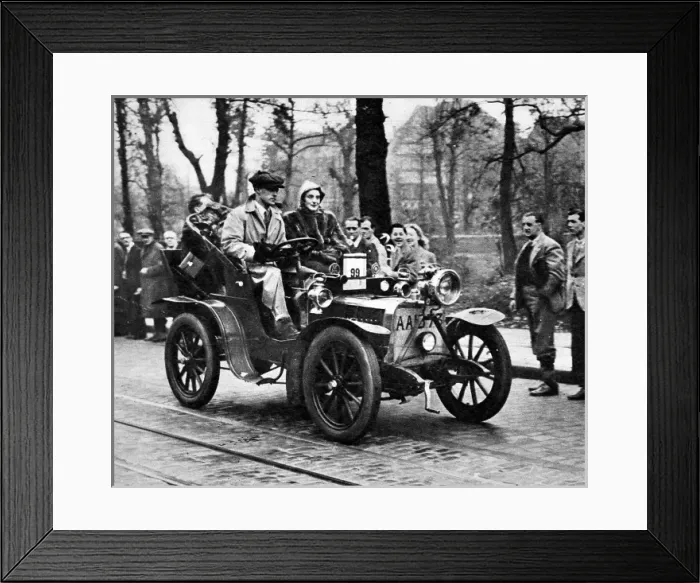 Framed Print : Darracq Motorcar in the London to Brighton Rally, 1948 Framed Print : Darracq Motorcar in the London to Brighton Rally, 1948
