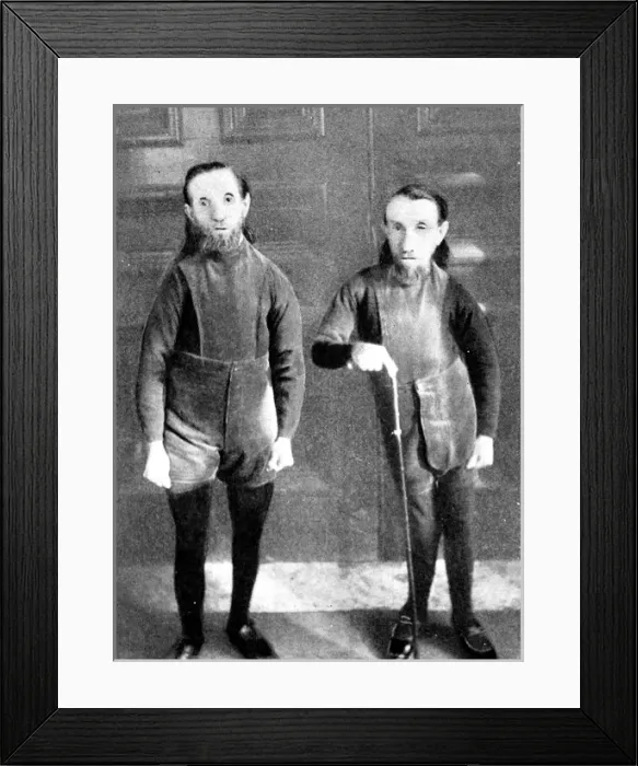 Framed Print : The Wild Men of Borneo, London, 1898 Framed Print : The Wild Men of Borneo, London, 1898