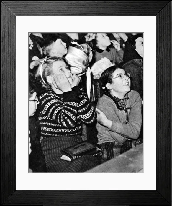 Framed Print : Children at the Circus, 1948 Framed Print : Children at the Circus, 1948