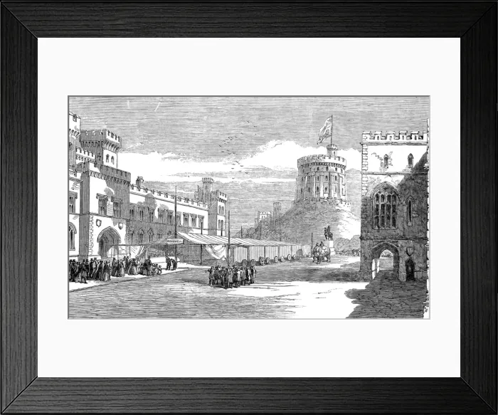 Framed Print : Wombwells Menagerie at Windsor Castle, 1847 Framed Print : Wombwells Menagerie at Windsor Castle, 1847