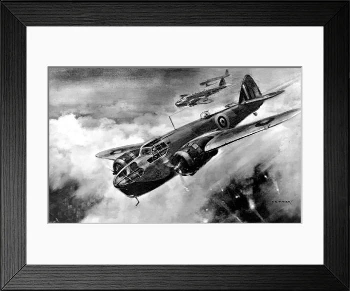 Framed Print : RAF Bristol Blenheim Fighter-Bombers; Second World War, 19 Framed Print : RAF Bristol Blenheim Fighter-Bombers; Second World War, 19