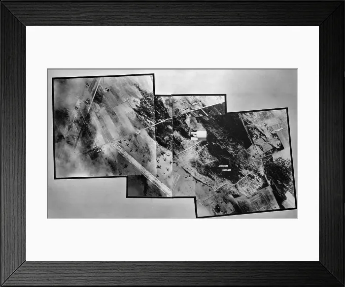 Framed Print : Aerial Photograph of Stavanger Airfield; Second World War, 1