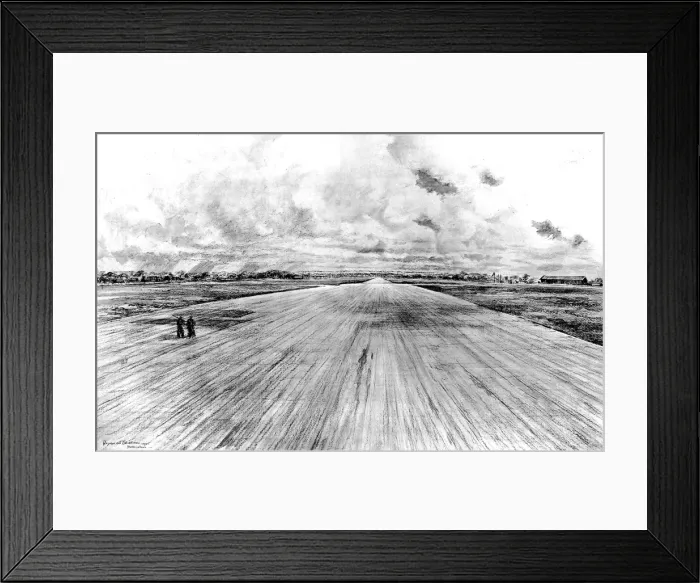 Framed Print : Podlington Airfield, Britain, 1945