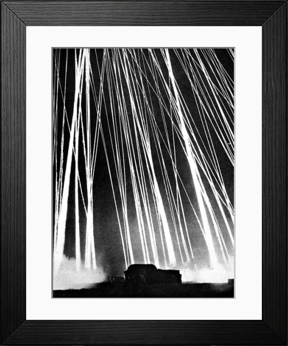 Framed Print : Anti-Aircraft Rockets, Britain; Second World War, 1944 Framed Print : Anti-Aircraft Rockets, Britain; Second World War, 1944