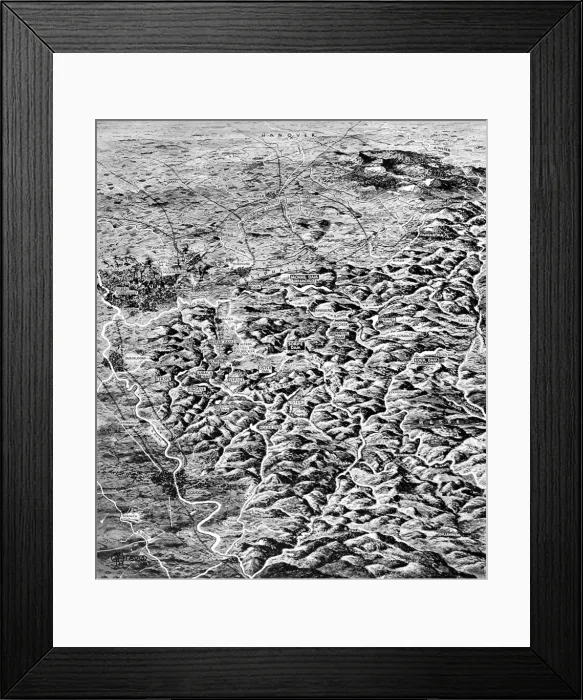 Framed Print : The Westphalia Region of Germany; Second World War, 1943 Framed Print : The Westphalia Region of Germany; Second World War, 1943