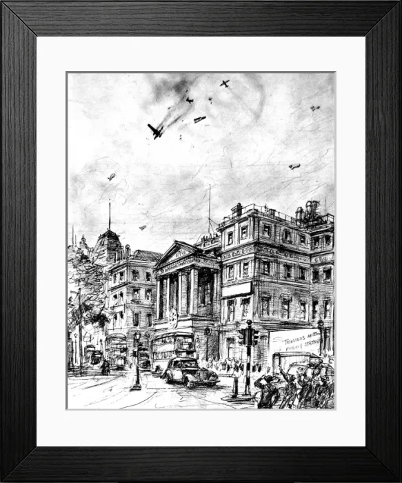 Framed Print : German Bomber Shot Down over Victoria; Second World War, 194 Framed Print : German Bomber Shot Down over Victoria; Second World War, 194