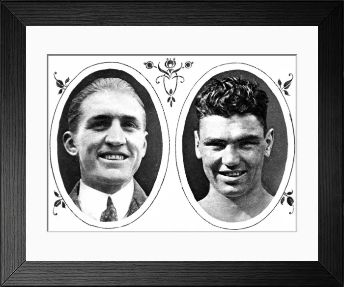 Framed Print : Carpentier and Dempsey, 1921 Framed Print : Carpentier and Dempsey, 1921