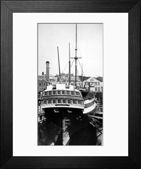 Framed Print : HMS Implacable at Devonport, 1926 Framed Print : HMS Implacable at Devonport, 1926