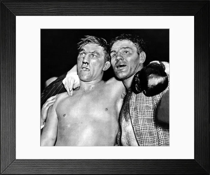 Framed Print : Tommy Farr and Clarence Burman, 1939 Framed Print : Tommy Farr and Clarence Burman, 1939