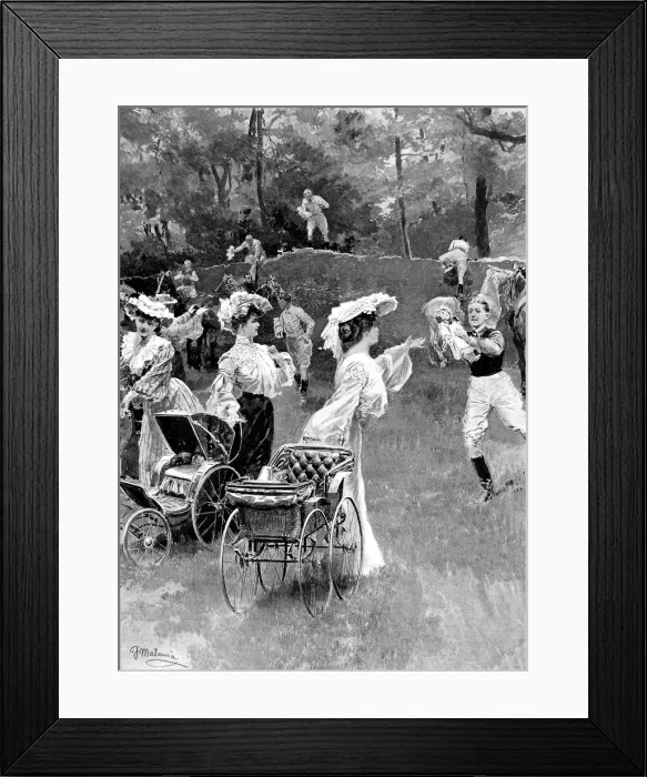 Framed Print : The Babes in the Wood Race, Bermuda, 1904 Framed Print : The Babes in the Wood Race, Bermuda, 1904