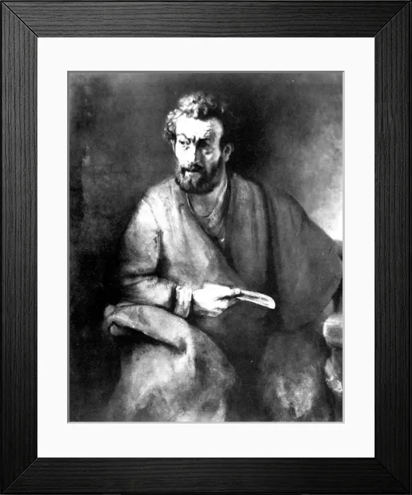 Framed Print : St. Bartholomew by Rembrandt, 1912 Framed Print : St. Bartholomew by Rembrandt, 1912