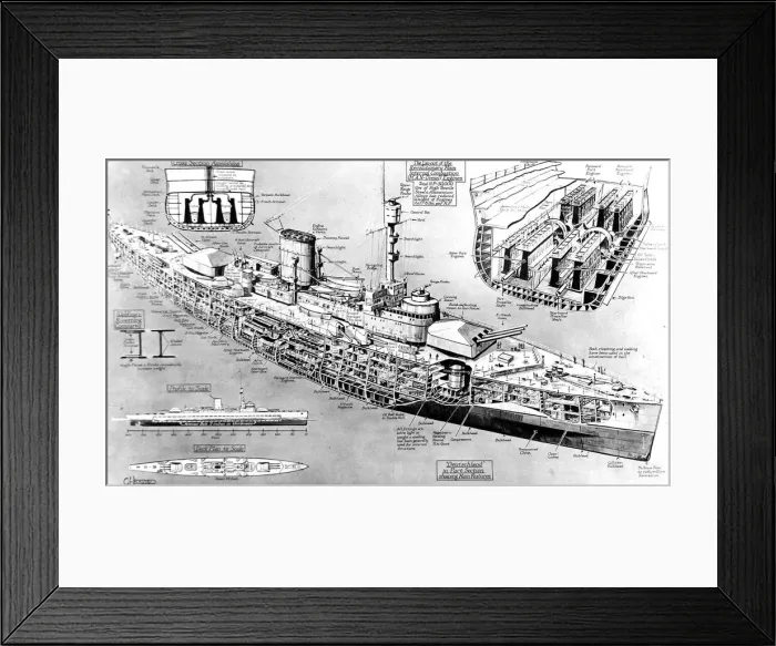 Framed Print : Deutschland Pocket Battleship, 1931 Framed Print : Deutschland Pocket Battleship, 1931