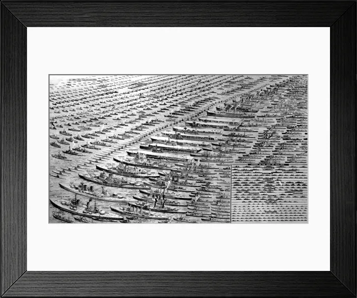 Framed Print : Royal Navy losses in both World Wars, 1945 Framed Print : Royal Navy losses in both World Wars, 1945