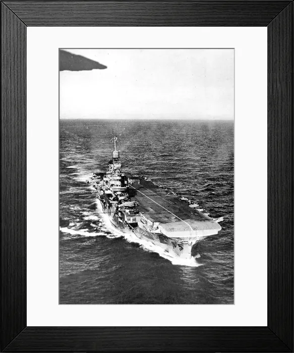 Framed Print : HMS Indomitable at sea, Second World War, 1945 Framed Print : HMS Indomitable at sea, Second World War, 1945