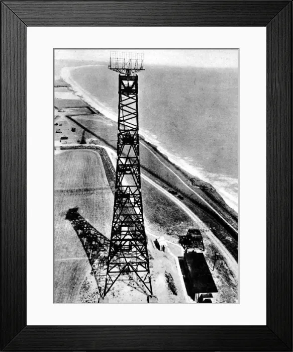 Framed Print : British Radar Station, Second World War, c. 1945 Framed Print : British Radar Station, Second World War, c. 1945