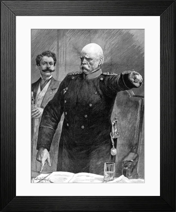 Framed Print : Prince Otto von Bismarck addressing the German Reichstag, 18 Framed Print : Prince Otto von Bismarck addressing the German Reichstag, 18