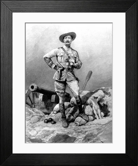 Framed Print : Sir Robert Baden-Powell, 1900 Framed Print : Sir Robert Baden-Powell, 1900