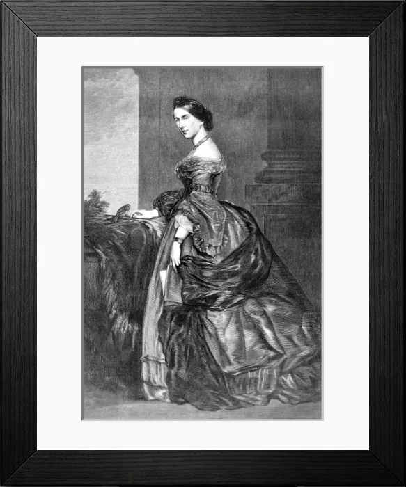 Framed Print : Baroness Burdett-Coutts, 1871 Framed Print : Baroness Burdett-Coutts, 1871