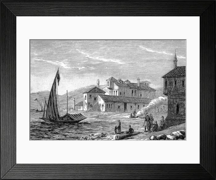 Framed Print : Missolonghi, Western Greece, 1888 Framed Print : Missolonghi, Western Greece, 1888