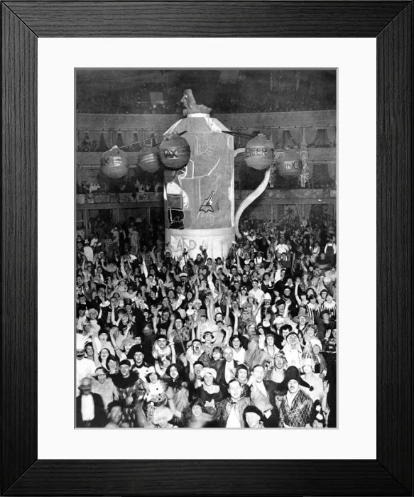 Framed Print : New Years Eve Party, Chelsea Arts Ball, 1923 Framed Print : New Years Eve Party, Chelsea Arts Ball, 1923