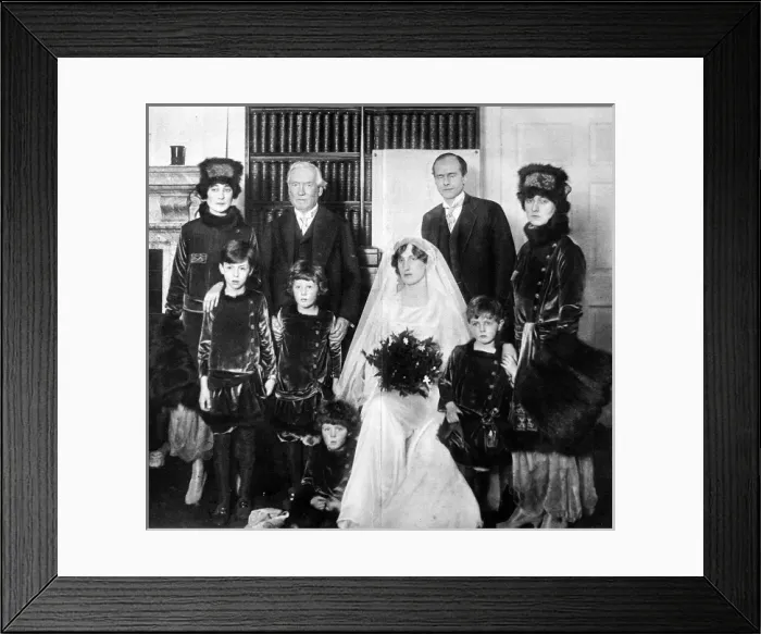 Framed Print : Wedding of Violet Asquith and Maurice Bonham Carter, 1915 Framed Print : Wedding of Violet Asquith and Maurice Bonham Carter, 1915