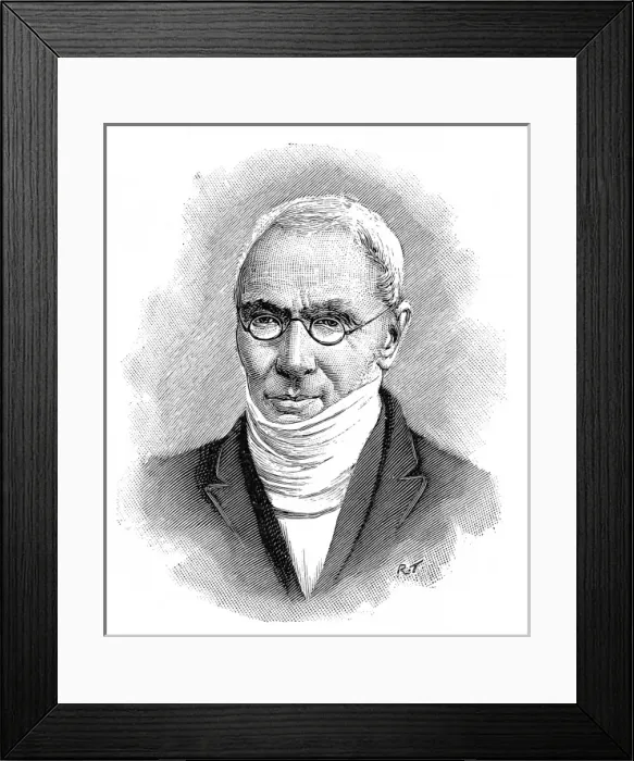 Framed Print : Rev. Patrick Bronte (1777-1861) Framed Print : Rev. Patrick Bronte (1777-1861)