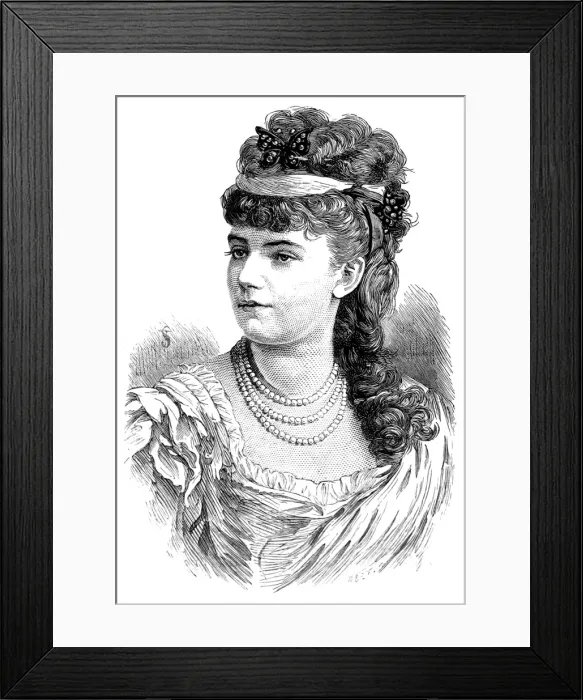Framed Print : Sophie Croizette, 1879