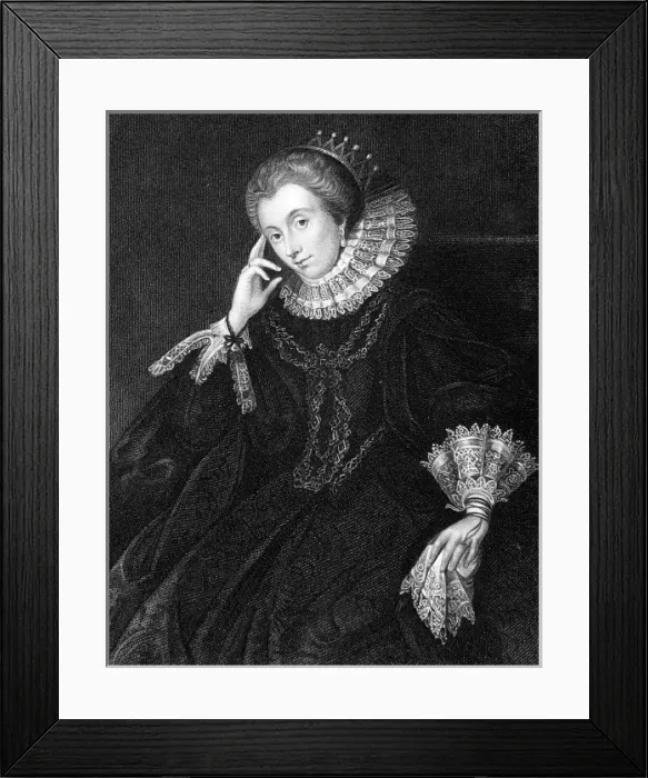 Framed Print : Lucy Harrington, Countess of Bedford, c. 1600 Framed Print : Lucy Harrington, Countess of Bedford, c. 1600
