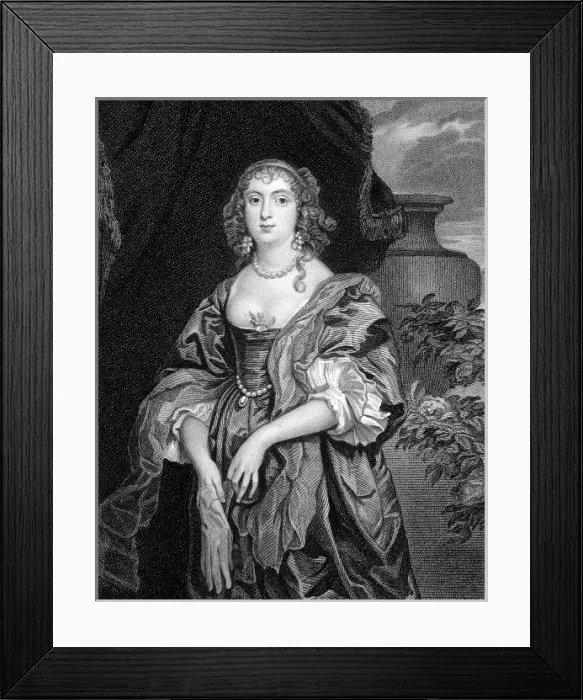 Framed Print : Anne Carre, Countess of Bedford, c. 1670