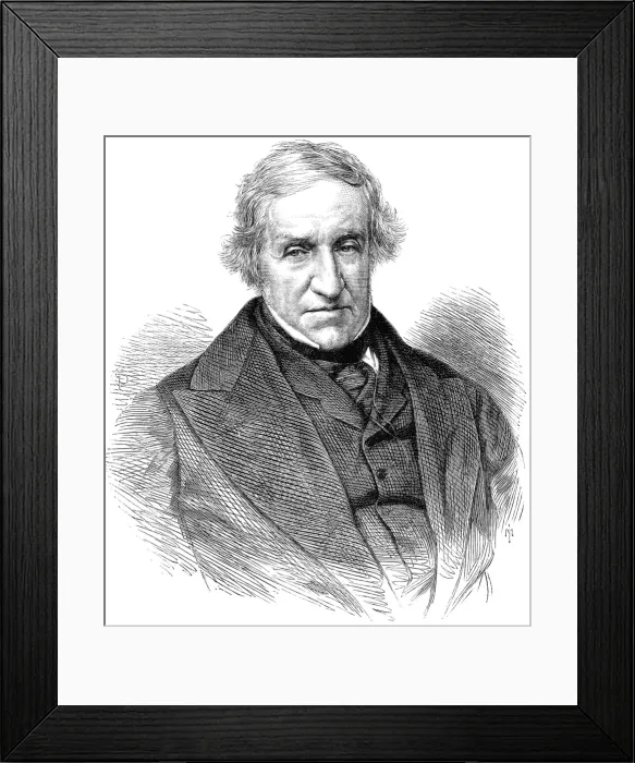 Framed Print : John Cam Hobhouse, Lord Broughton, c. 1869 Framed Print : John Cam Hobhouse, Lord Broughton, c. 1869