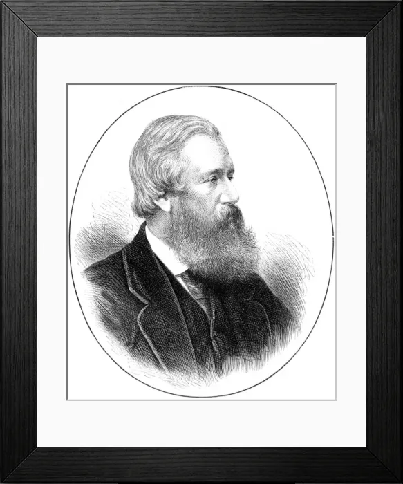 Framed Print : Shirley Brooks (1816-1874) Framed Print : Shirley Brooks (1816-1874)
