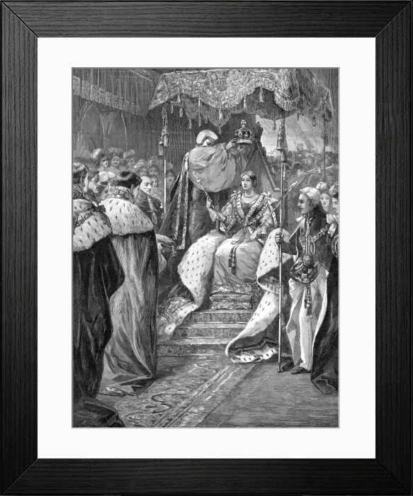Framed Print : The Coronation of Queen Victoria, 1838 Framed Print : The Coronation of Queen Victoria, 1838