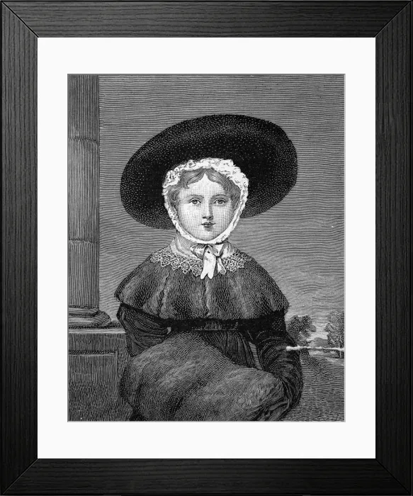 Framed Print : Queen Victoria, when a little girl